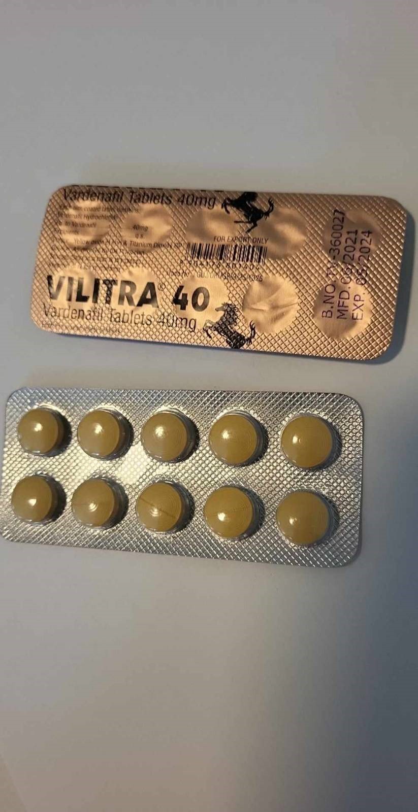 Vilitra Vardenafil 40mg