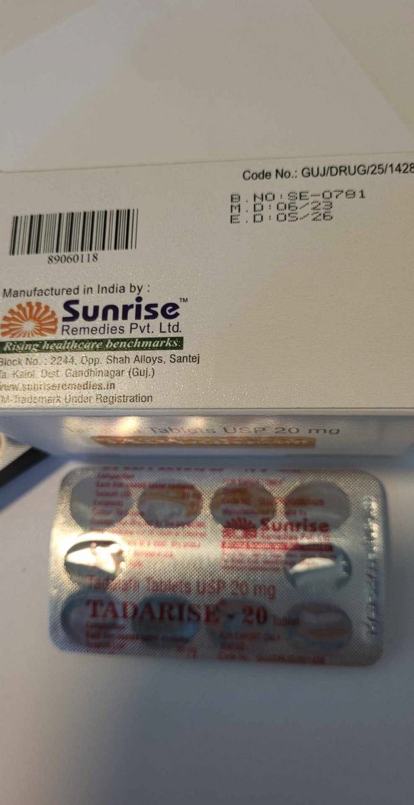 Tadarise 20mg