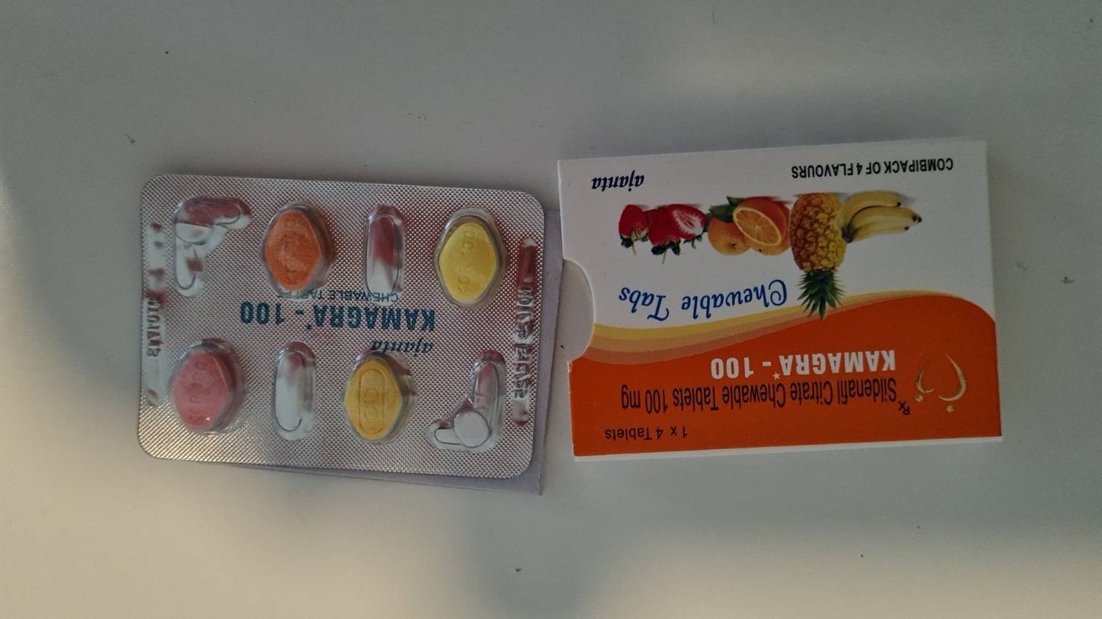 Kamagra Tuggtabletter 100mg (mint/ananas)